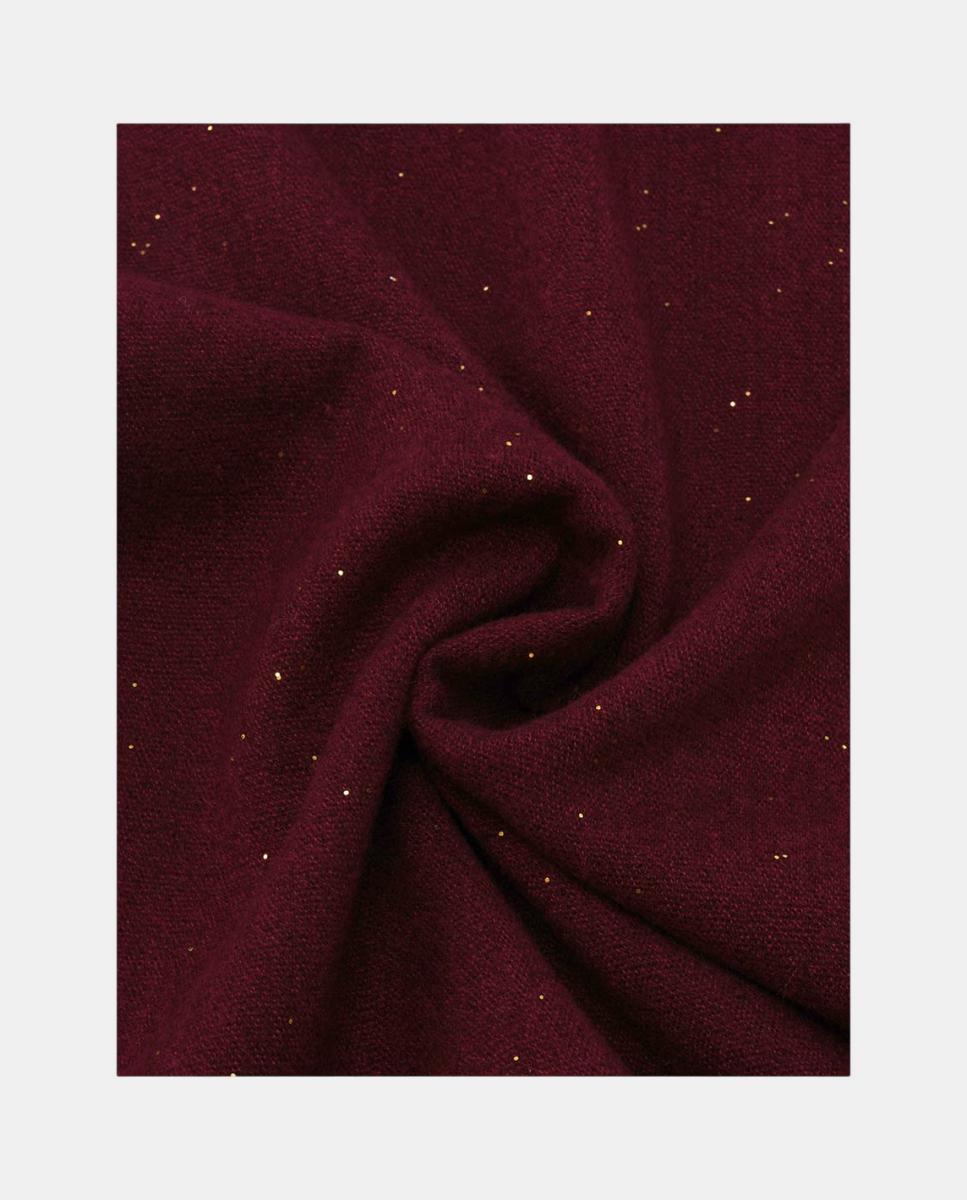 Bufanda liso de punto - V.Fraas - Rojo Granate Rojo Granate-3