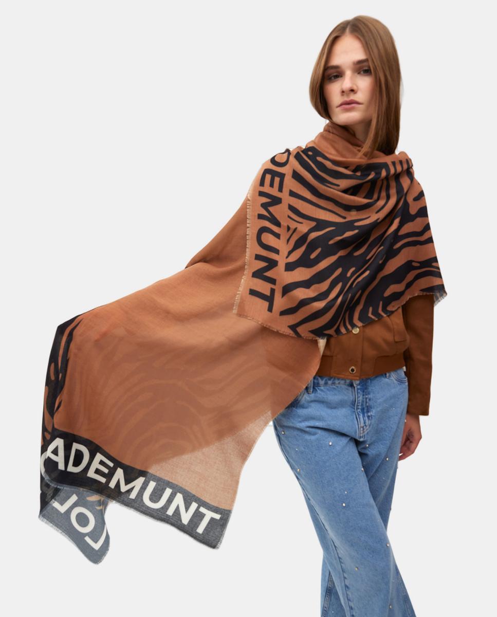 Animale Selvatico Africano Leopardo Zebra Scialle Moda