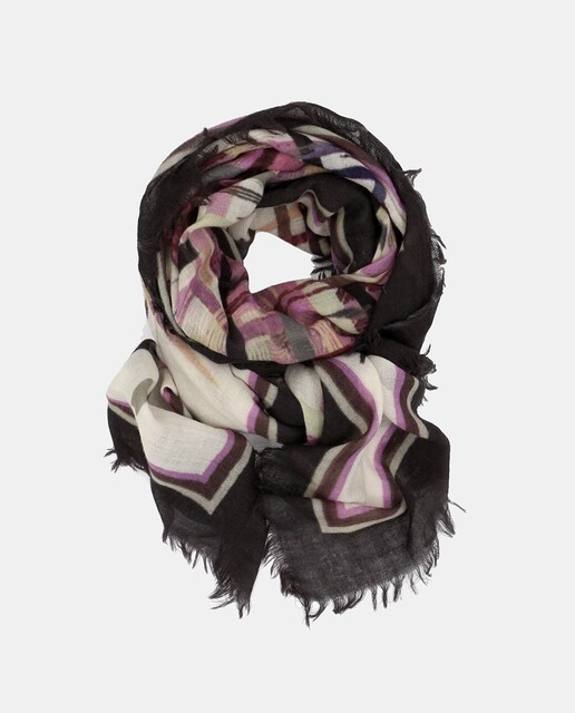 Imagen 0 de Pañuelo de lana con estampado o bordado