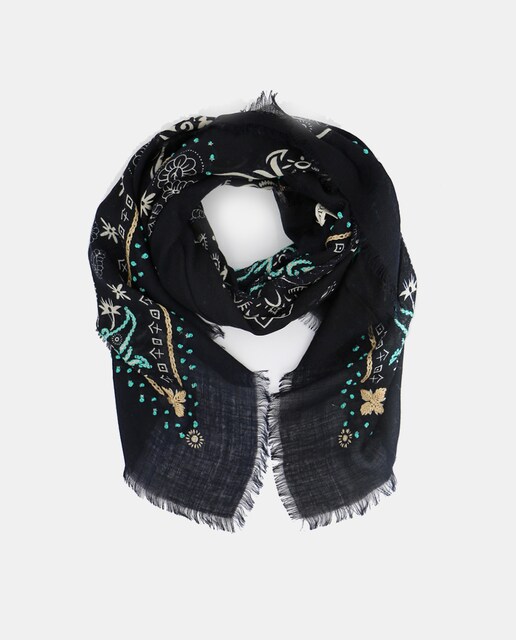 Imagem 0 de Lenço de Lã com Estampado ou Bordado