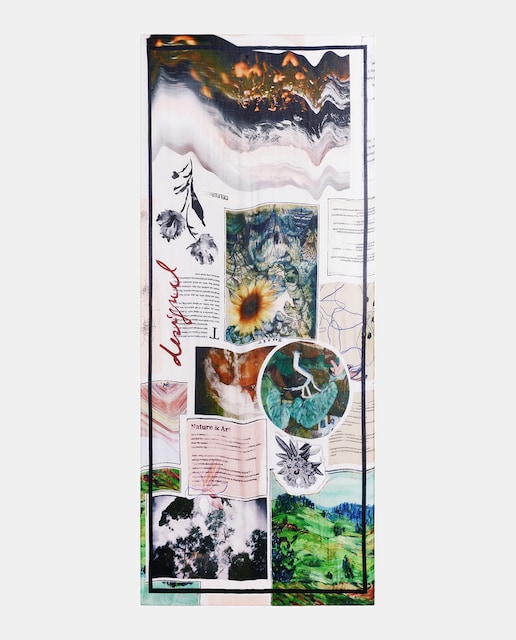 Imagem 0 de Lenço Retangular Collage