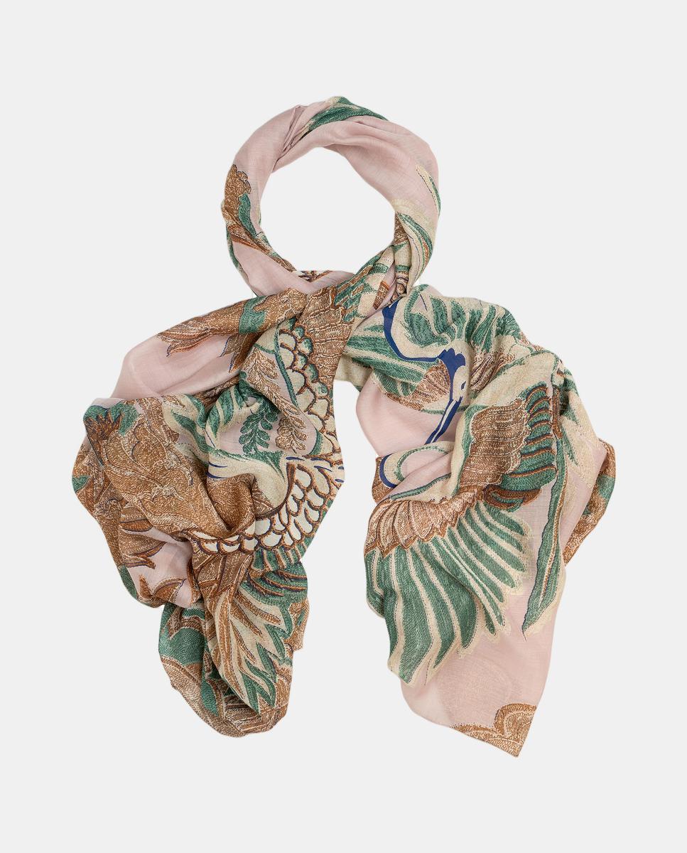 Écharpe Crane Rosa-1