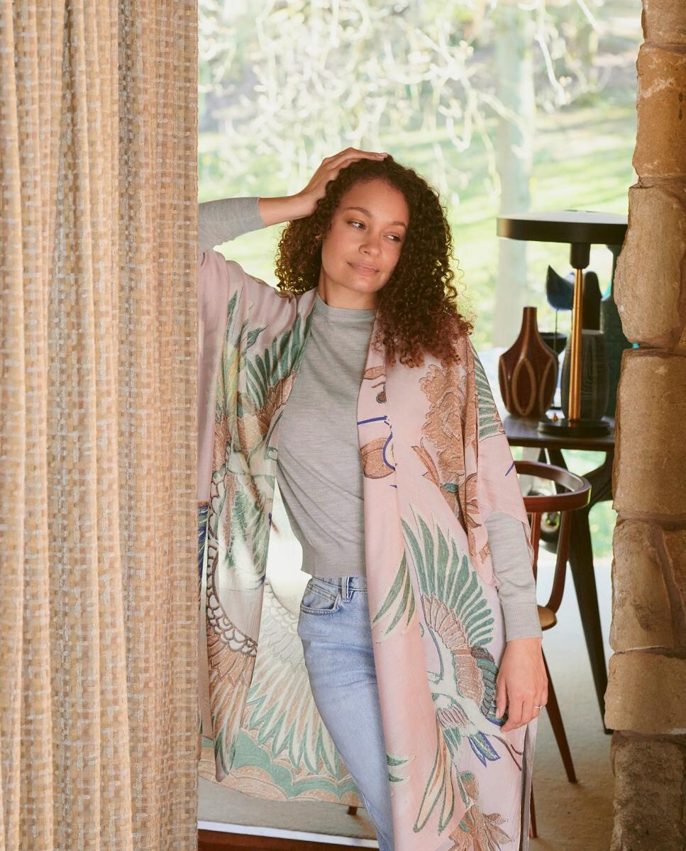 Écharpe Crane Rosa-6