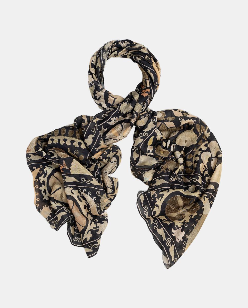 Écharpe Susani Cinzento-1