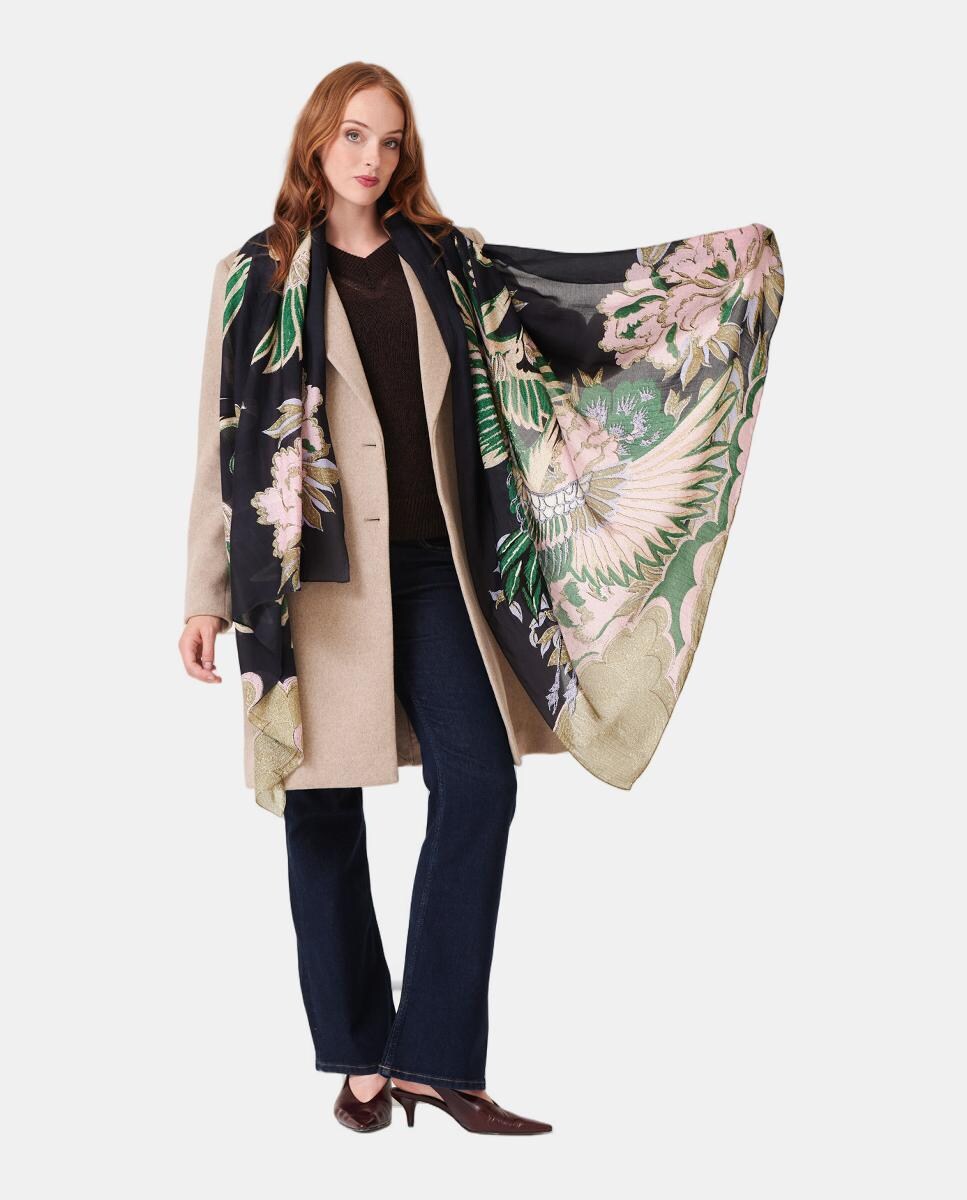 Écharpe Crane Verde-5