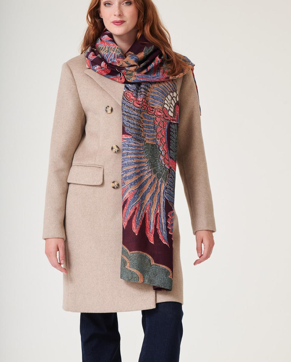 Écharpe Crane Vermelho-3