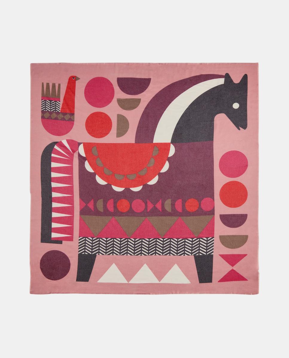 Imagem 0 de Lenço Quadrado Grande Estampado