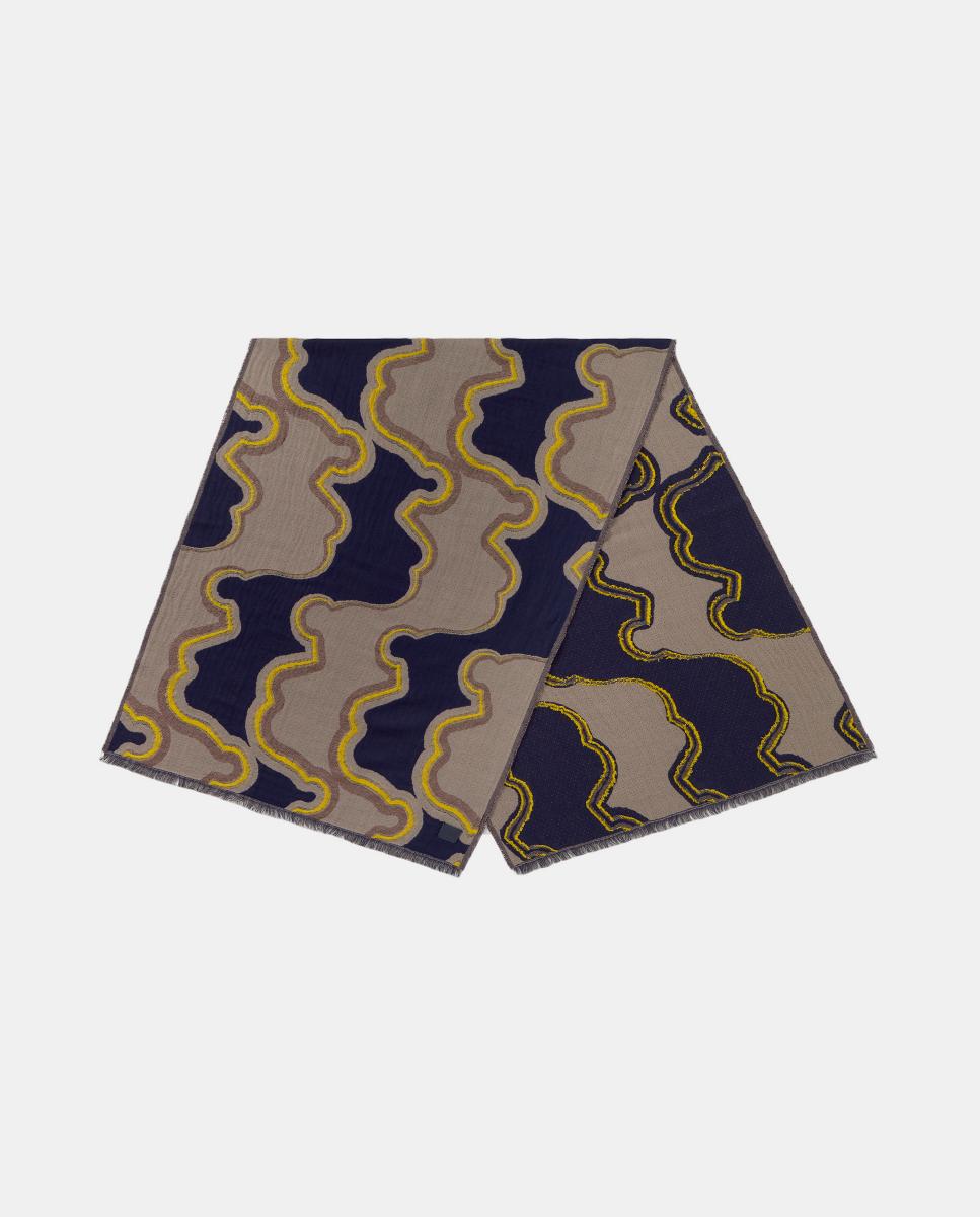 Imagem 0 de Écharpe Grande Bear Waves Jacquard.