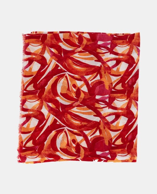 Imagem 0 de Lenço de Viscose com Estampado Abstrato