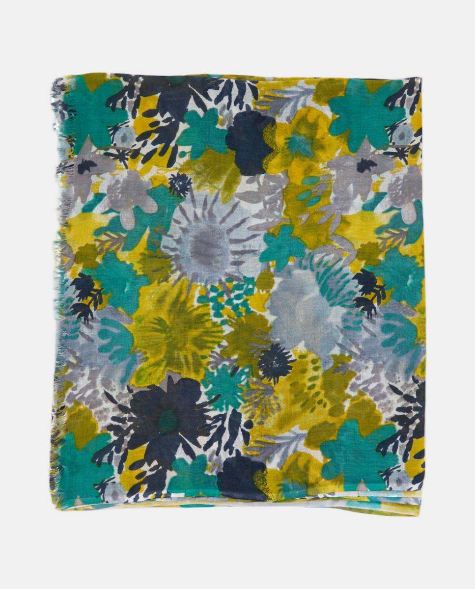 Imagem 0 de Lenço de Viscose com Estampado Floral