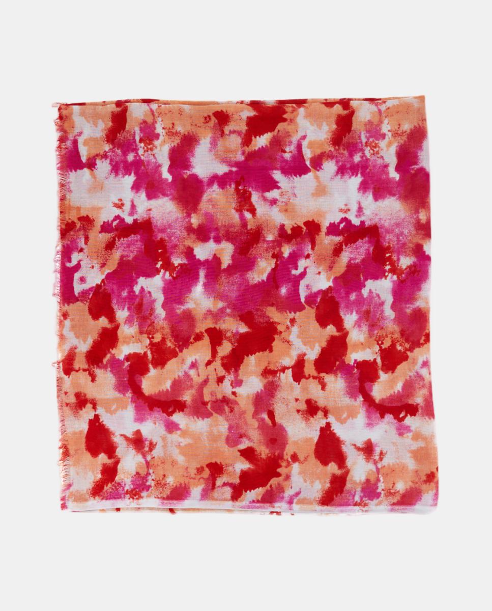 Imagem 0 de Lenço de Viscose com Estampado Abstrato