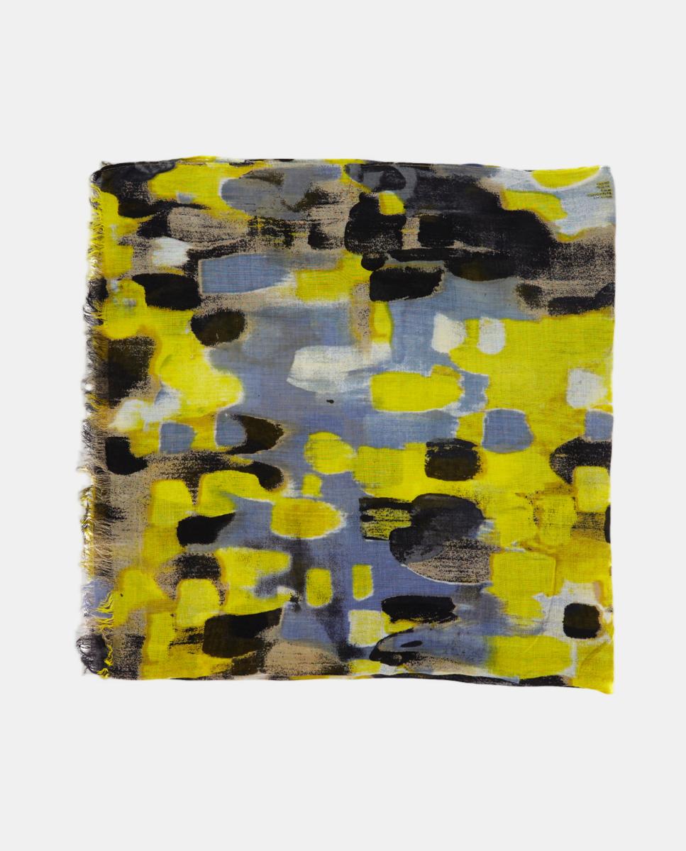 Imagem 0 de Lenço de Viscose com Estampado Abstrato