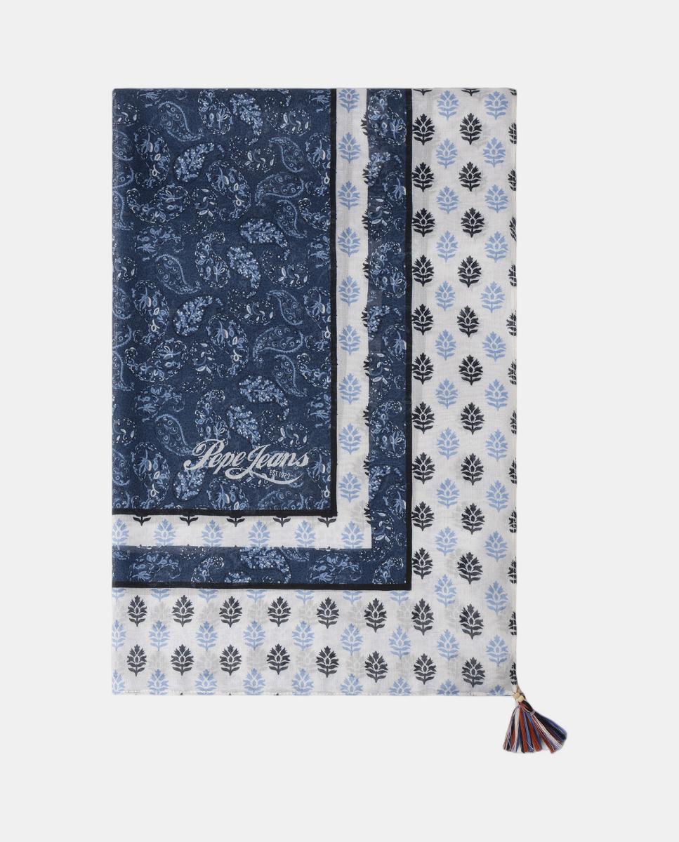 Imagem 0 de Lenço de Viscose Estampado com Logótipo