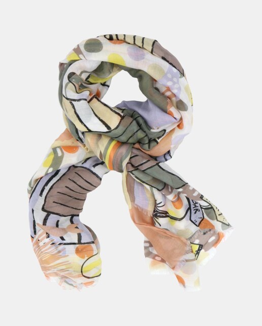 Imagem 0 de Lenço de Linho Estampado