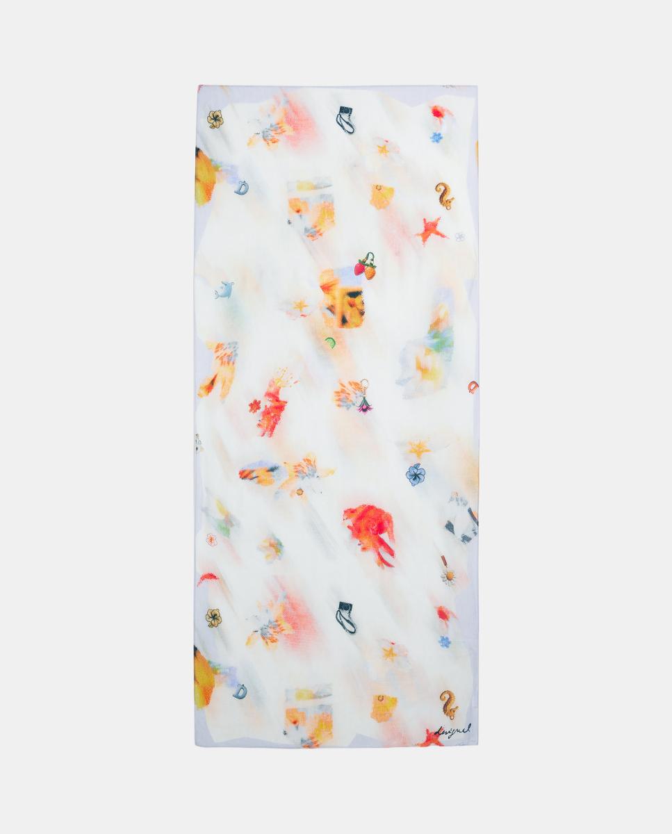 Imagem 0 de Écharpe Retangular com Contas