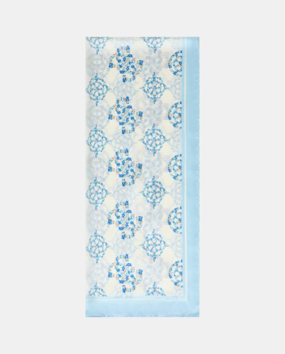 Cachecol com Logótipo Peony Azul-claro-1