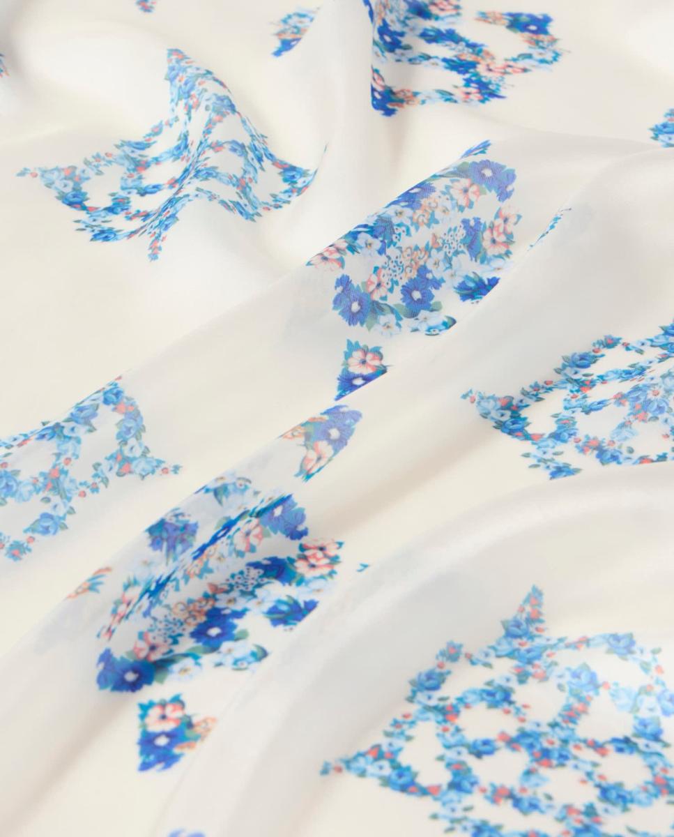 Cachecol com Logótipo Peony Azul-claro-3