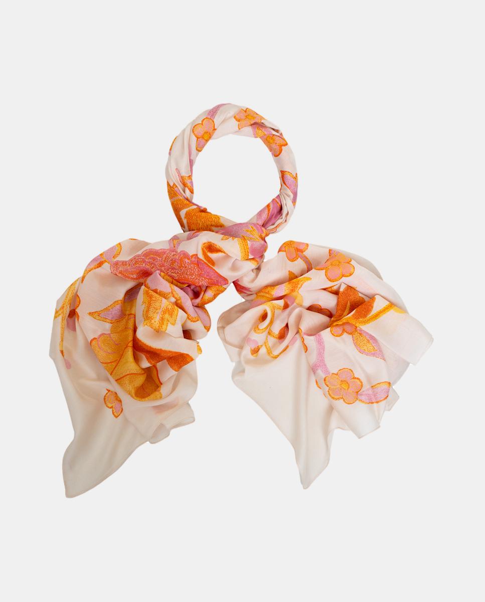 Imagem 0 de Écharpe de Estampado Floral com Jarra