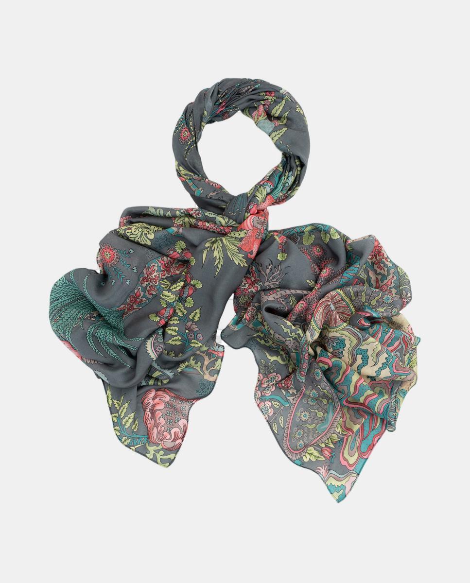 Imagem 0 de Écharpe Boho Garden - Cinzento
