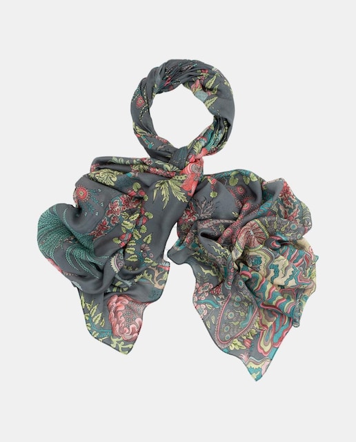Imagem 0 de Écharpe Boho Garden - Cinzento