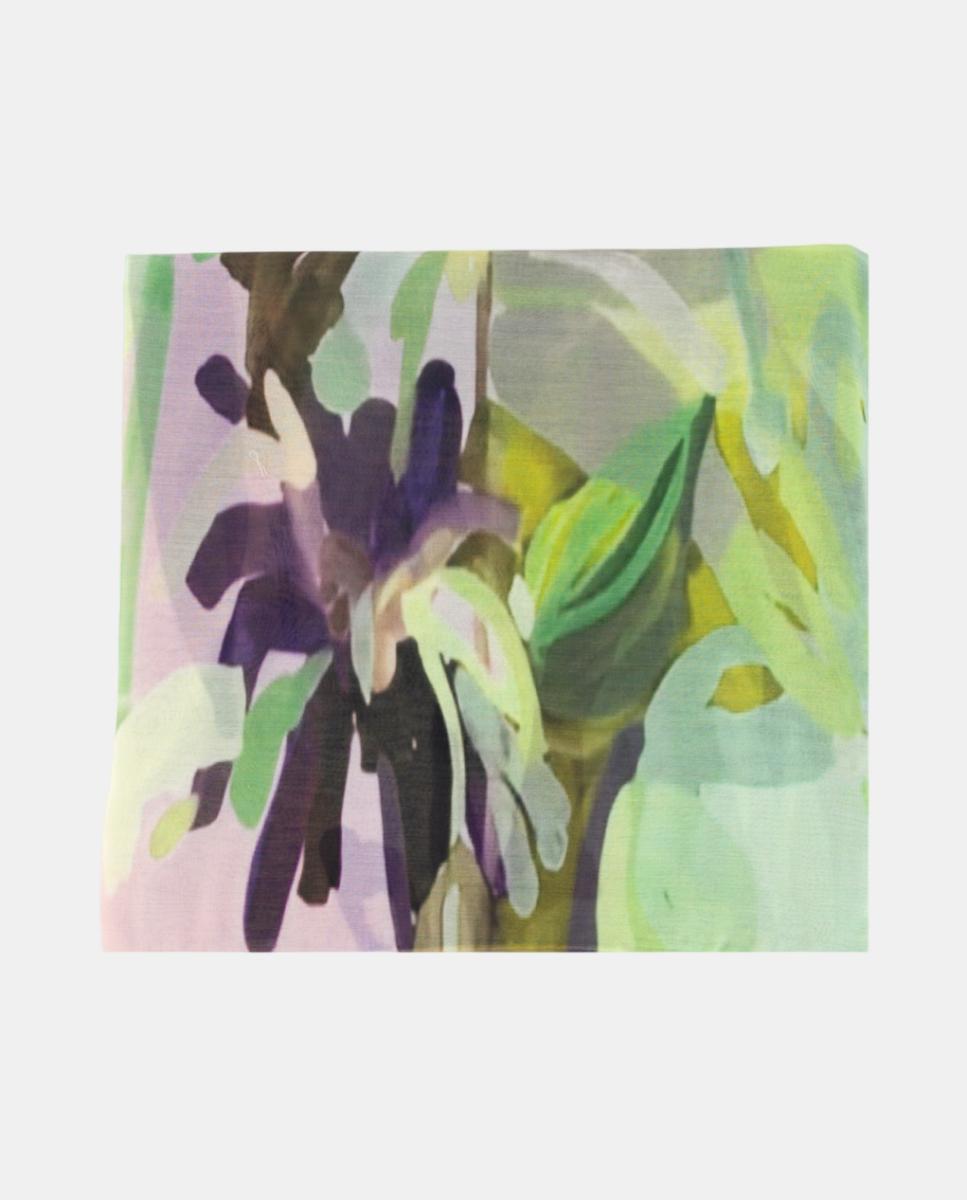 Imagem 0 de Lenço Quadrado de Seda com Estampado