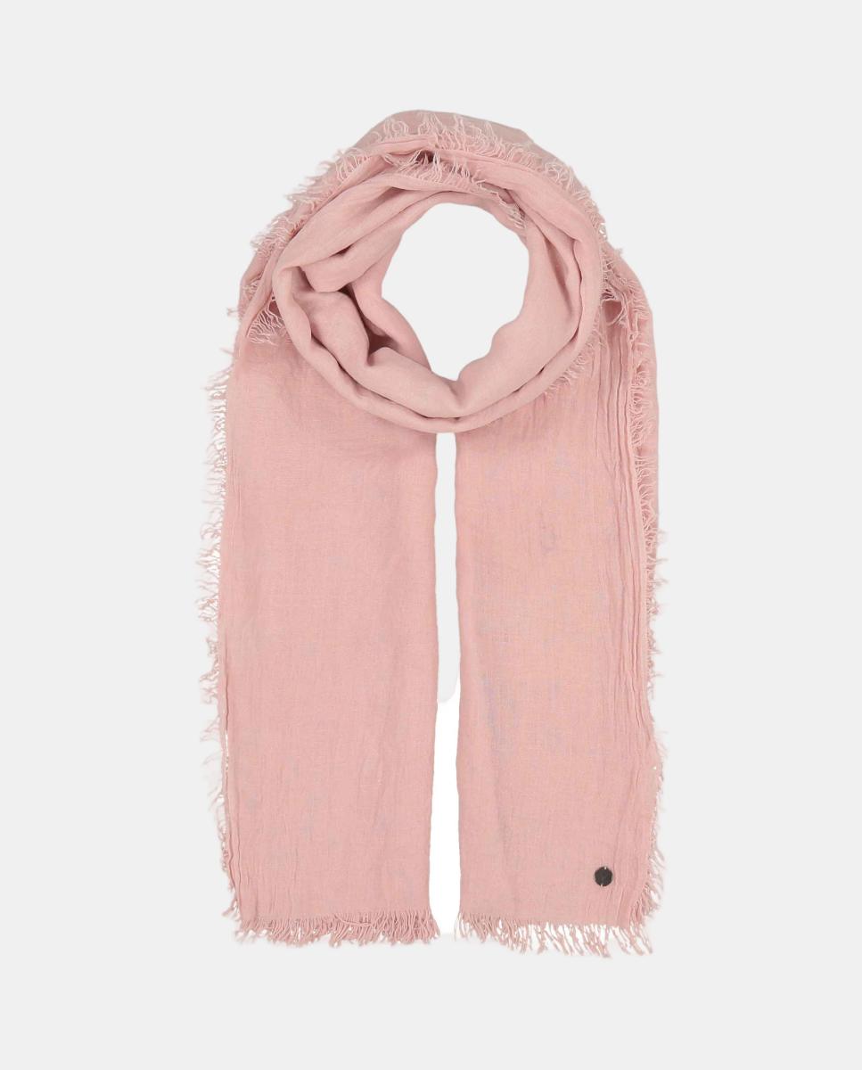 Estola lisa com poliéster e viscose Coral-2