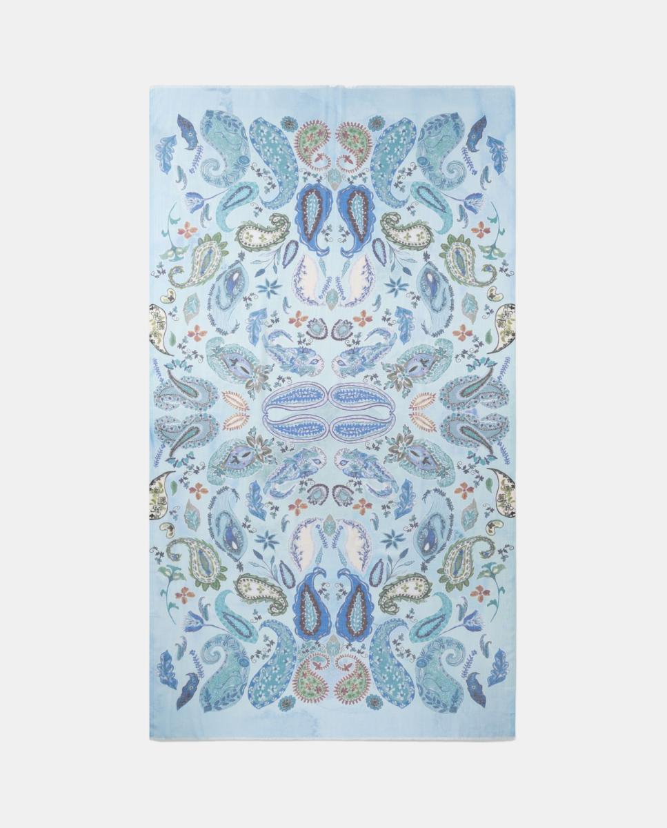 Imagem 0 de Cachecol Estampado em Modal e Seda Paisley