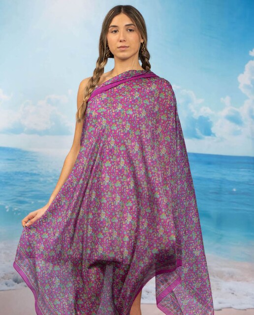 Imagem 0 de Lenço de seda estampado