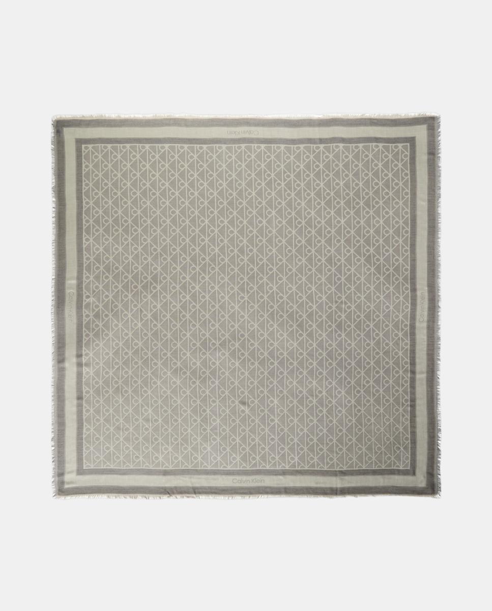 Imagem 0 de Lenço com Estampado de Monograma - 120x120 mm