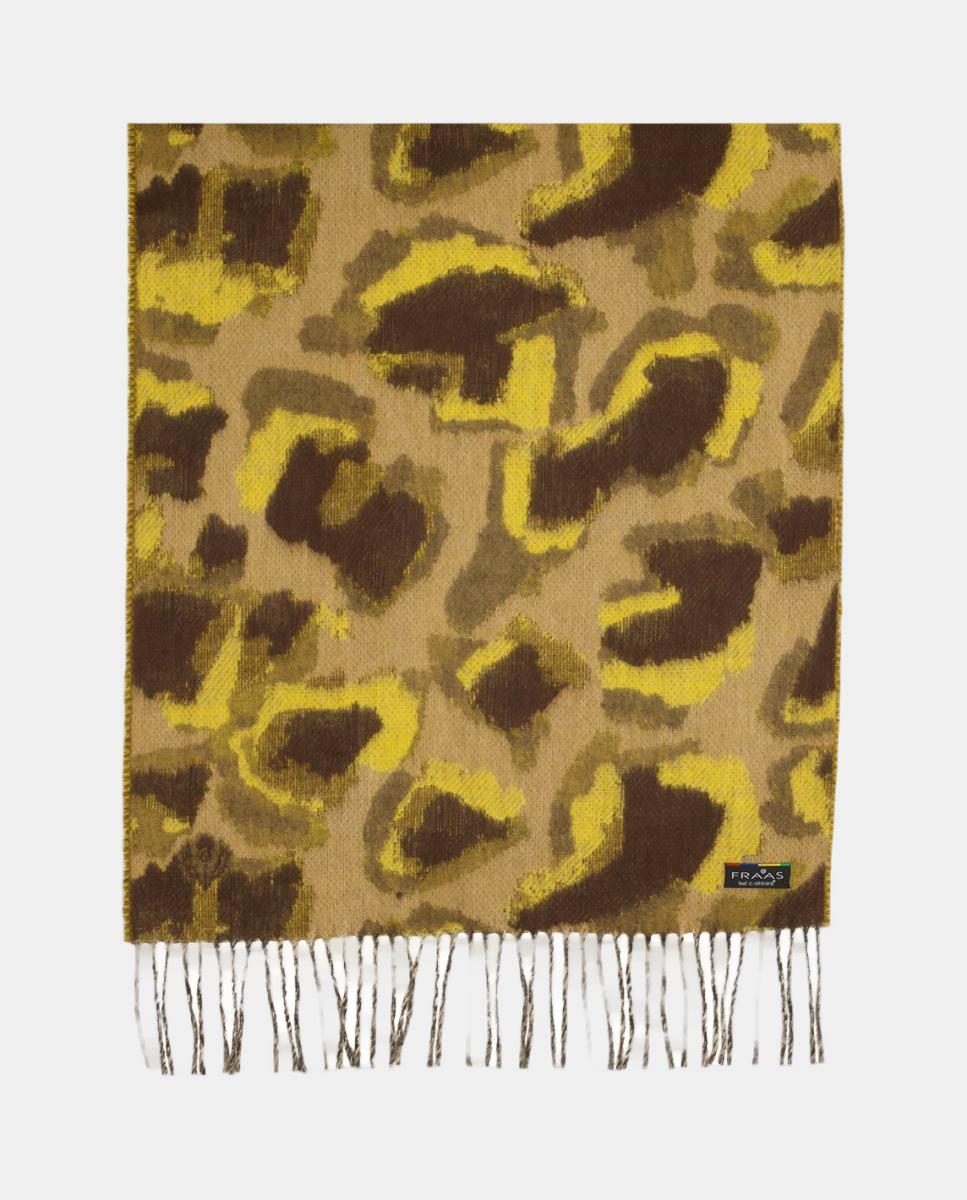 Imagen 0 de Bufanda estampado animal Amarillo