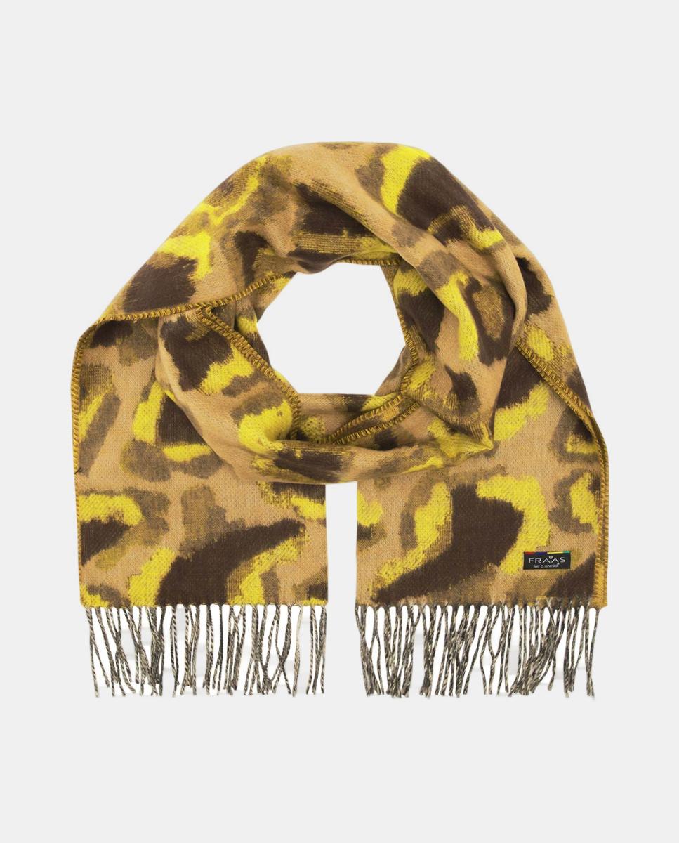 Bufanda estampado animal - V.Fraas - Amarillo Amarillo-2