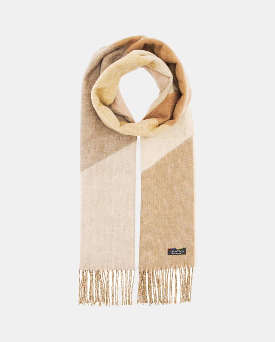 Bufanda bicolor - V.Fraas - Crema Crema-2
