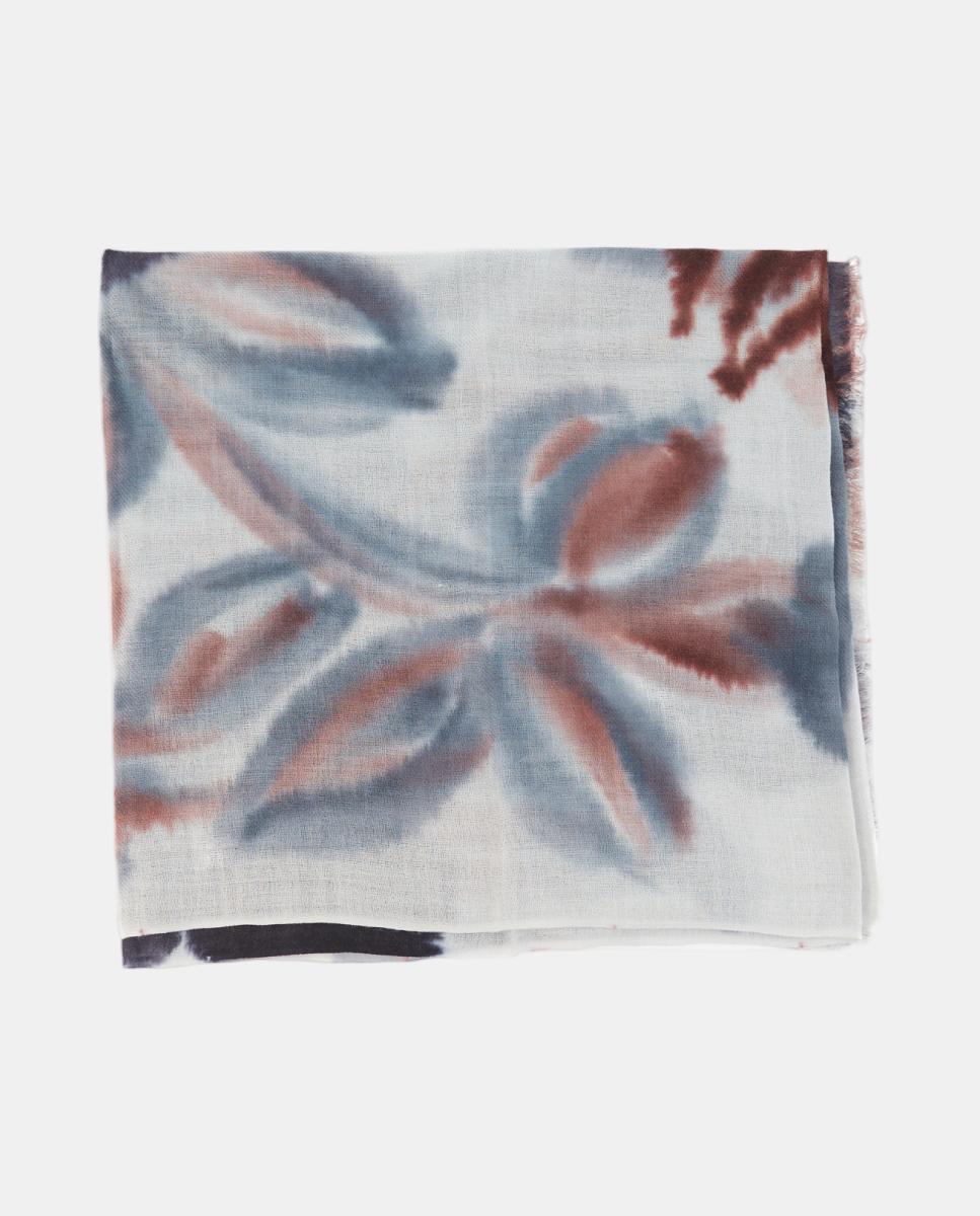 Imagem 0 de Lenço de lã com estampado floral