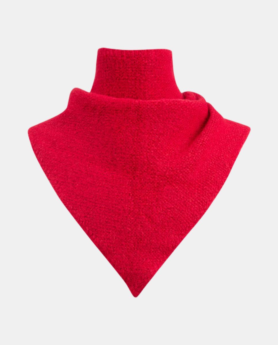 Imagen 2 de Pañoleta triangular en punto - Navarro - Rojo Rojo