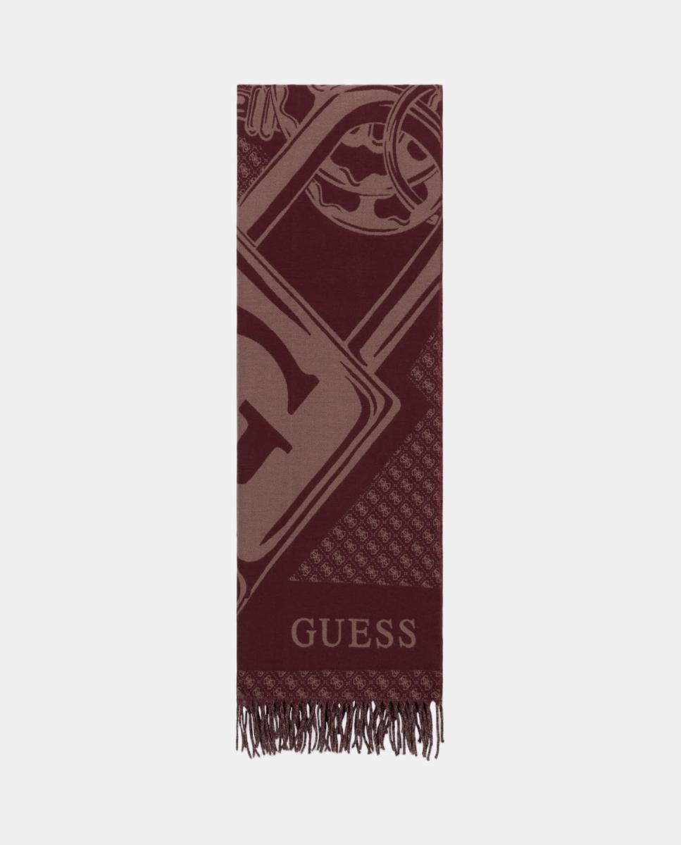 Imagem 0 de Lenço de Jacquard com Monograma de Logótipo para Mulher