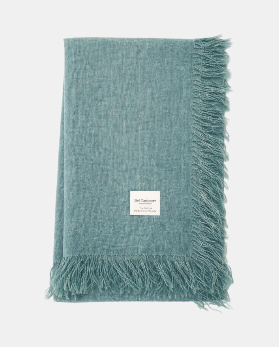 Imagen 0 de Fular en azul 100% cashmere Verde Musgo