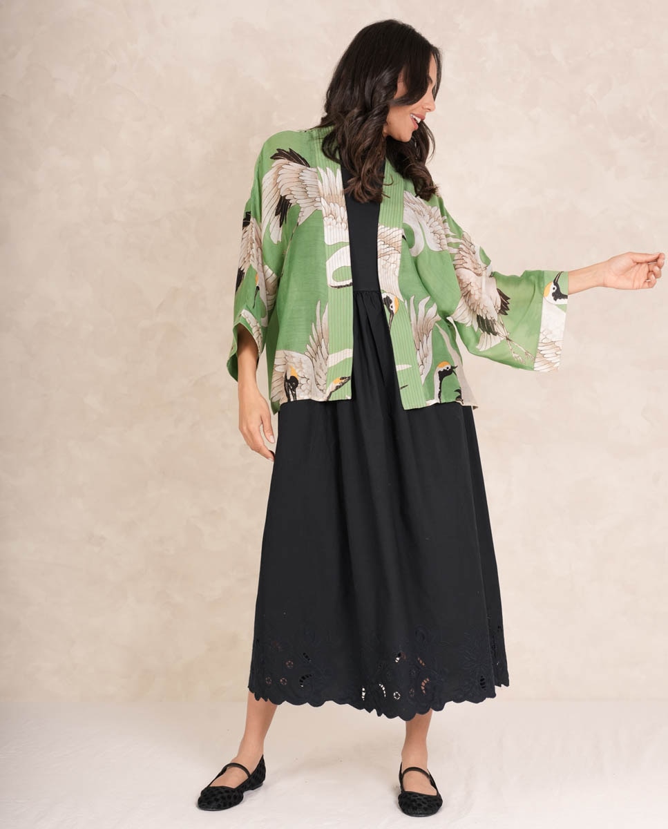 Kimono Curto Verde-4