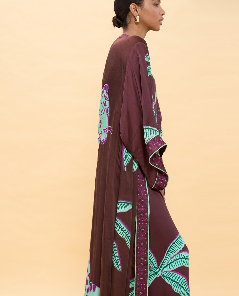 Kimono de Palmeira Castanho-6
