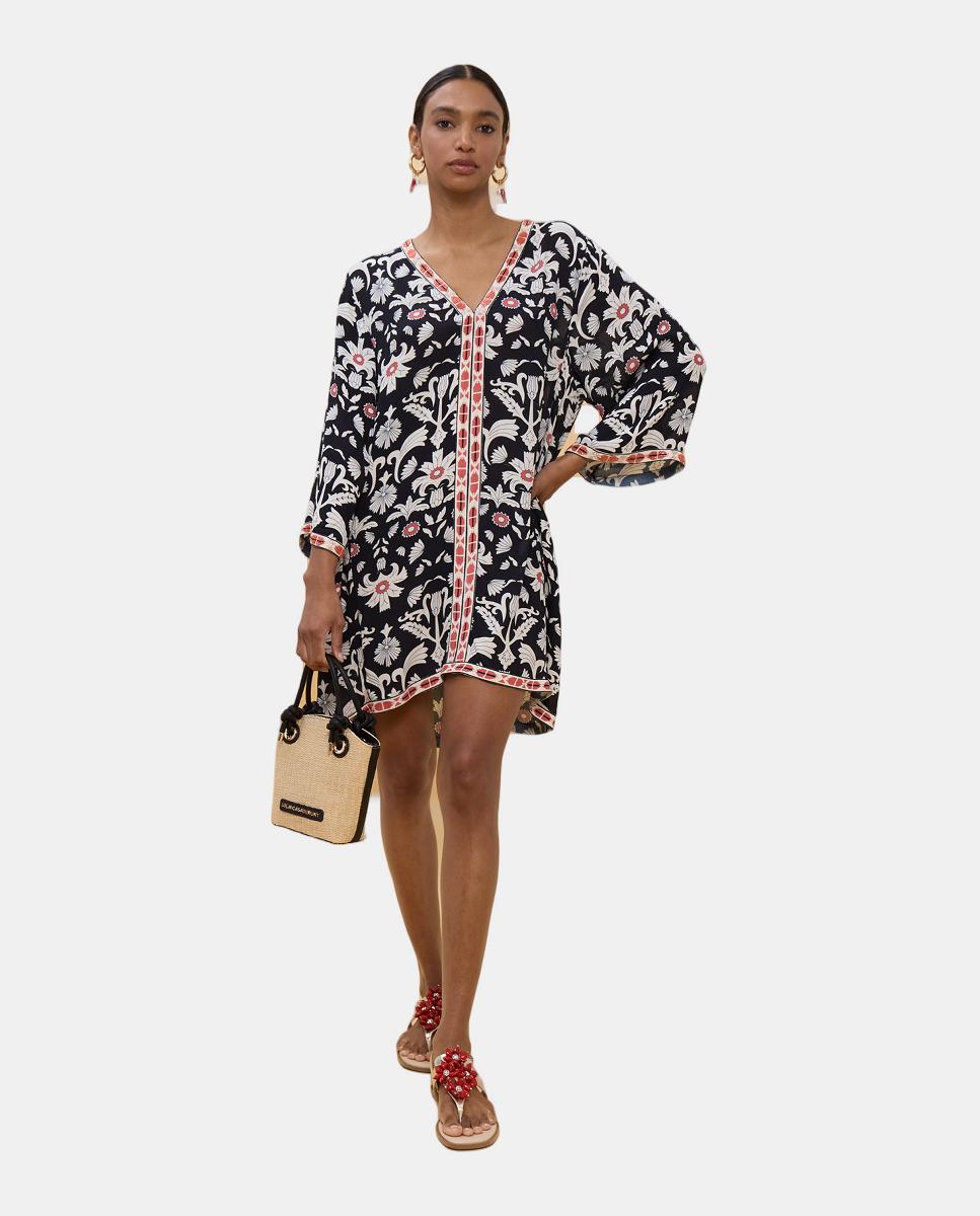 Imagem 0 de Vestido curto estampado