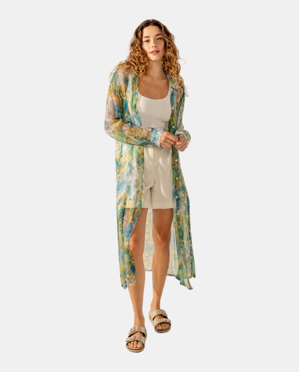 Imagem 0 de Túnica de Viscose com Estampado Floral