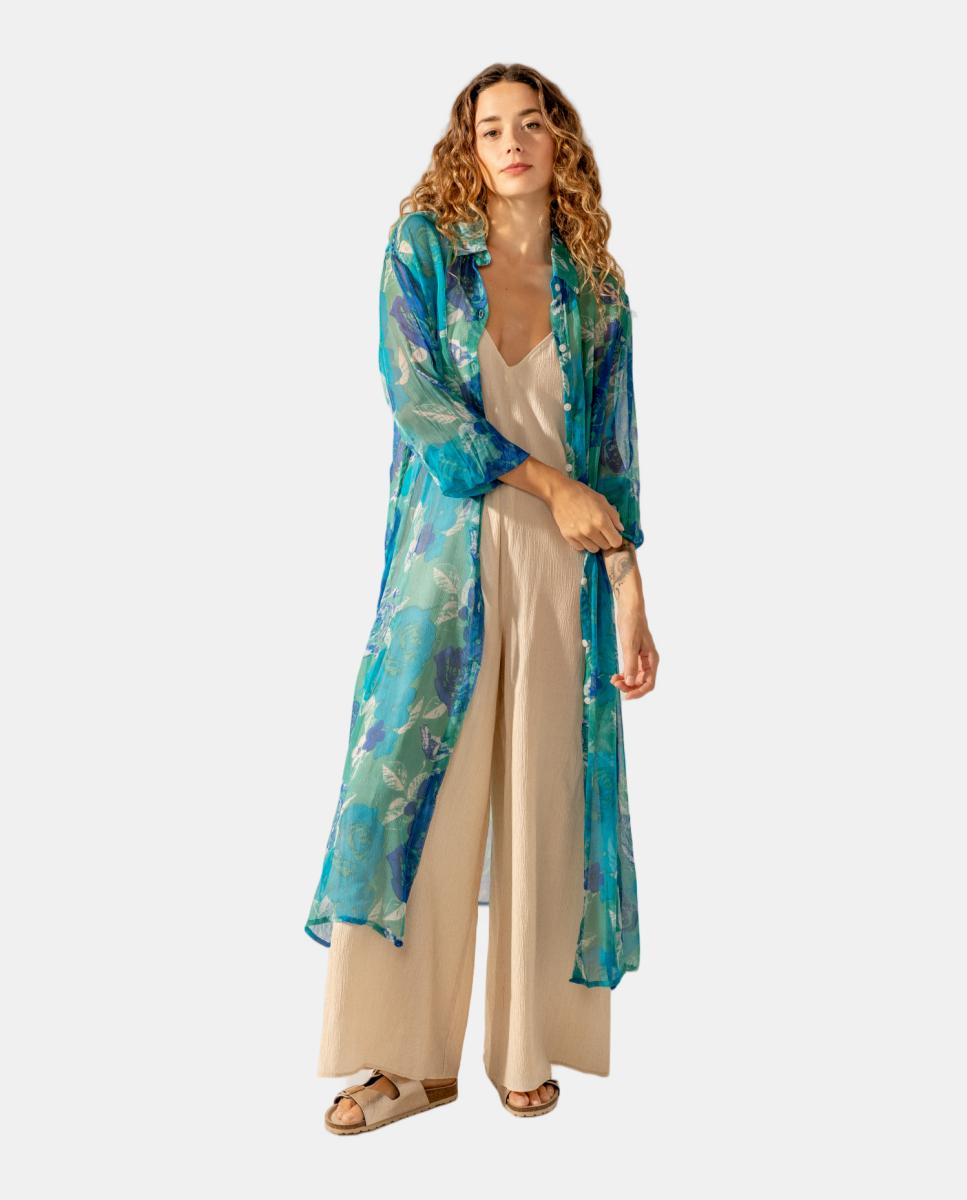 Imagem 0 de Túnica de Viscose com Estampado Floral