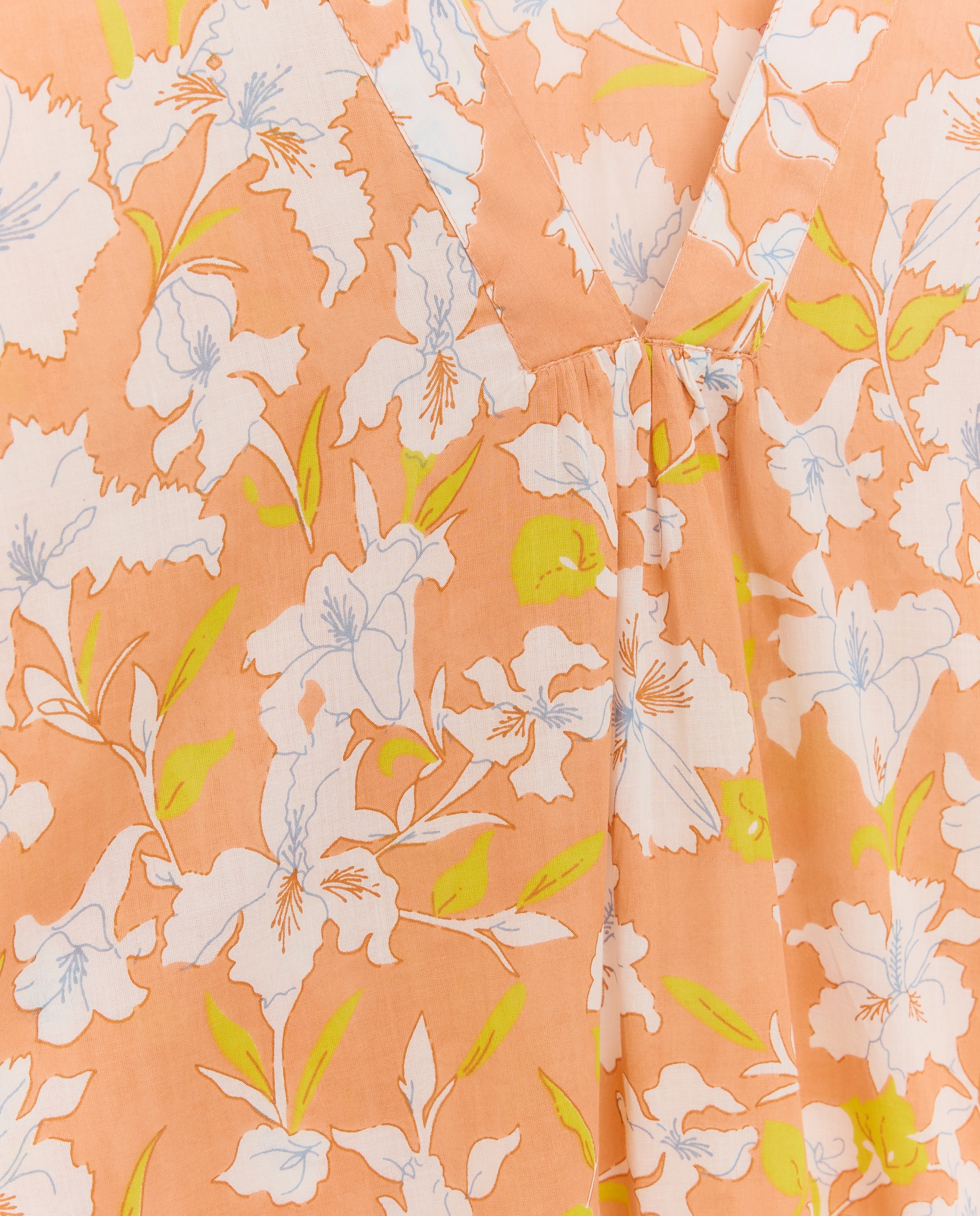 Kaftan de Algodão Salmão-4