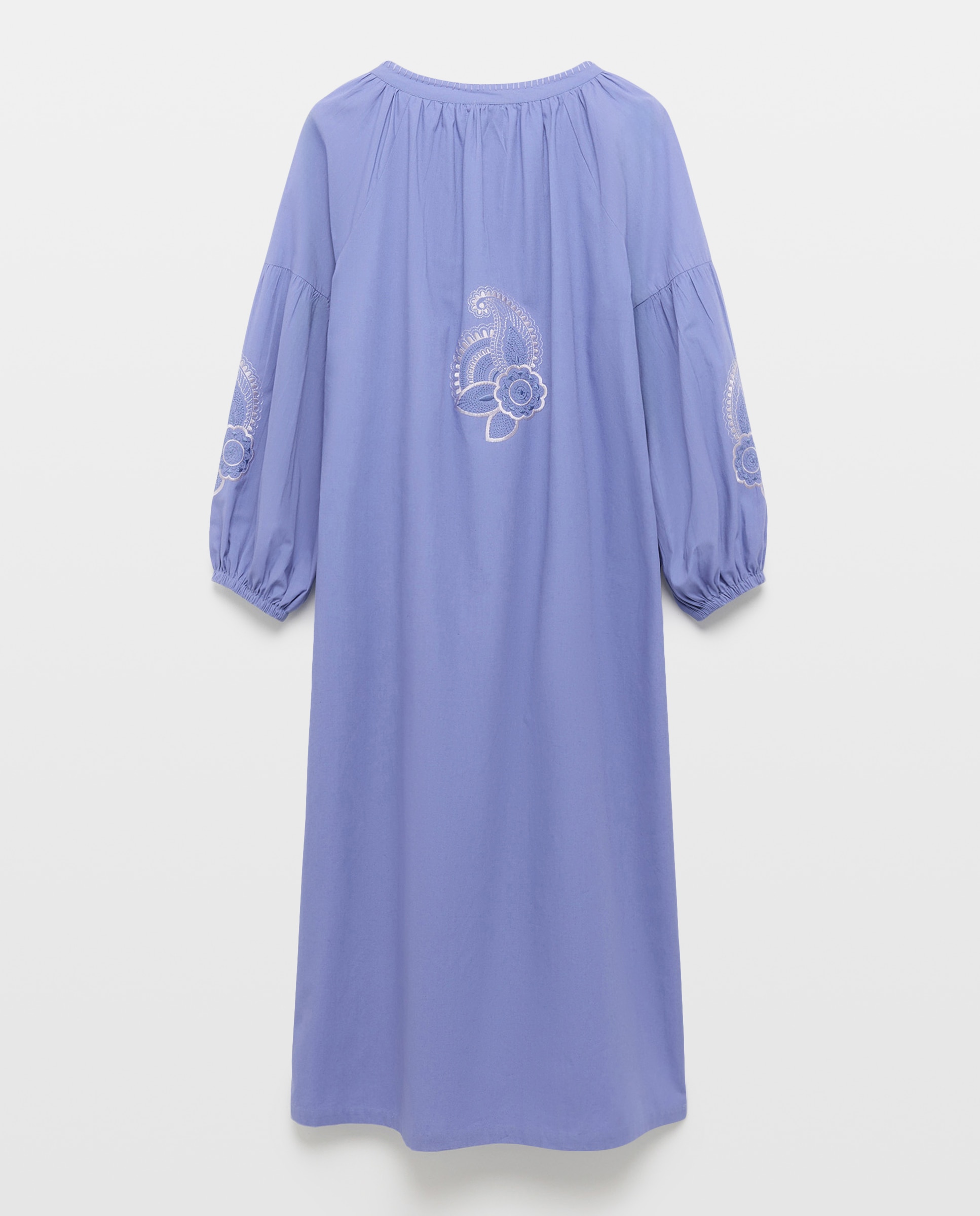 Kaftan de Algodão Lilás-3