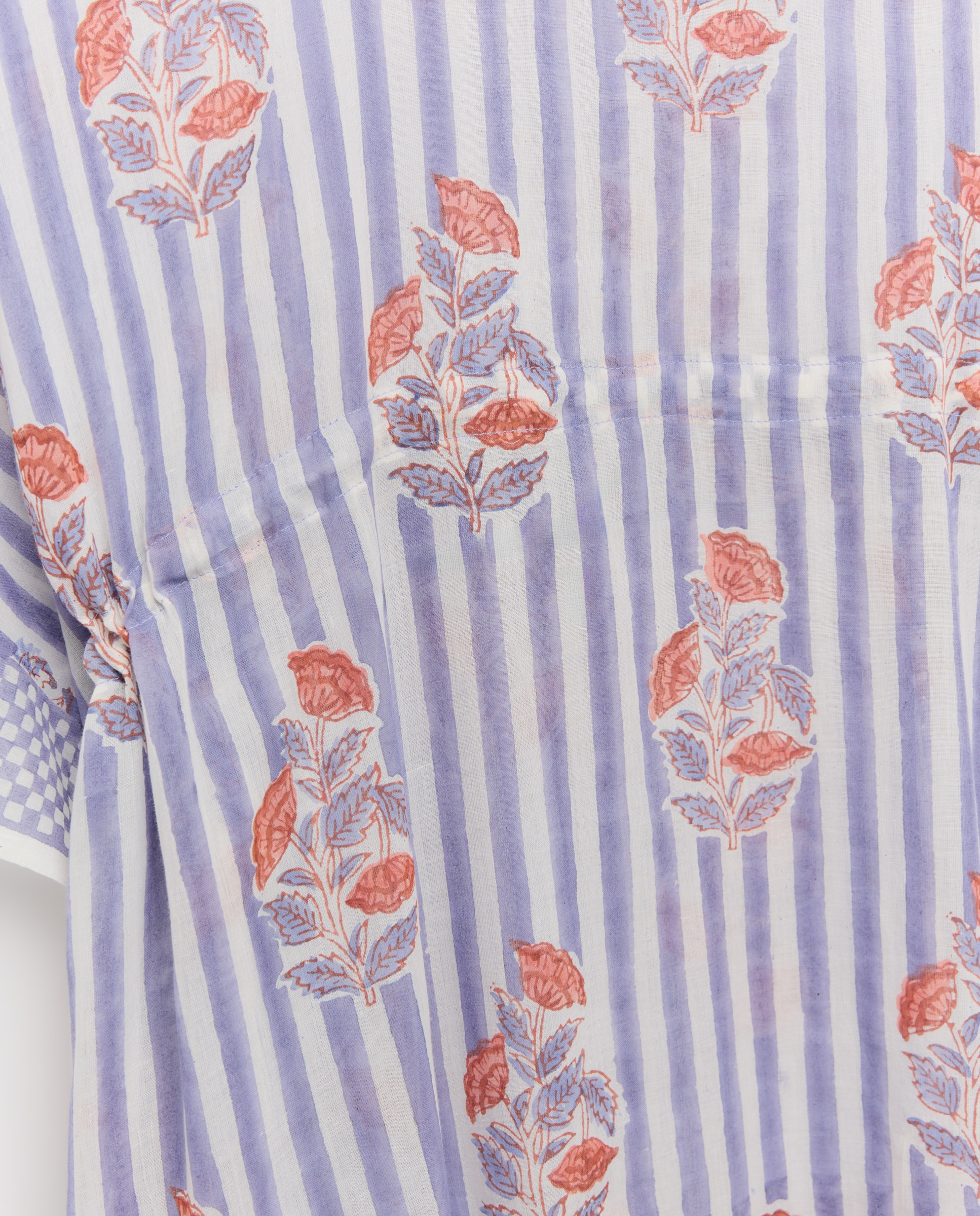 Kaftan de Algodão Ecológico Lilás-4