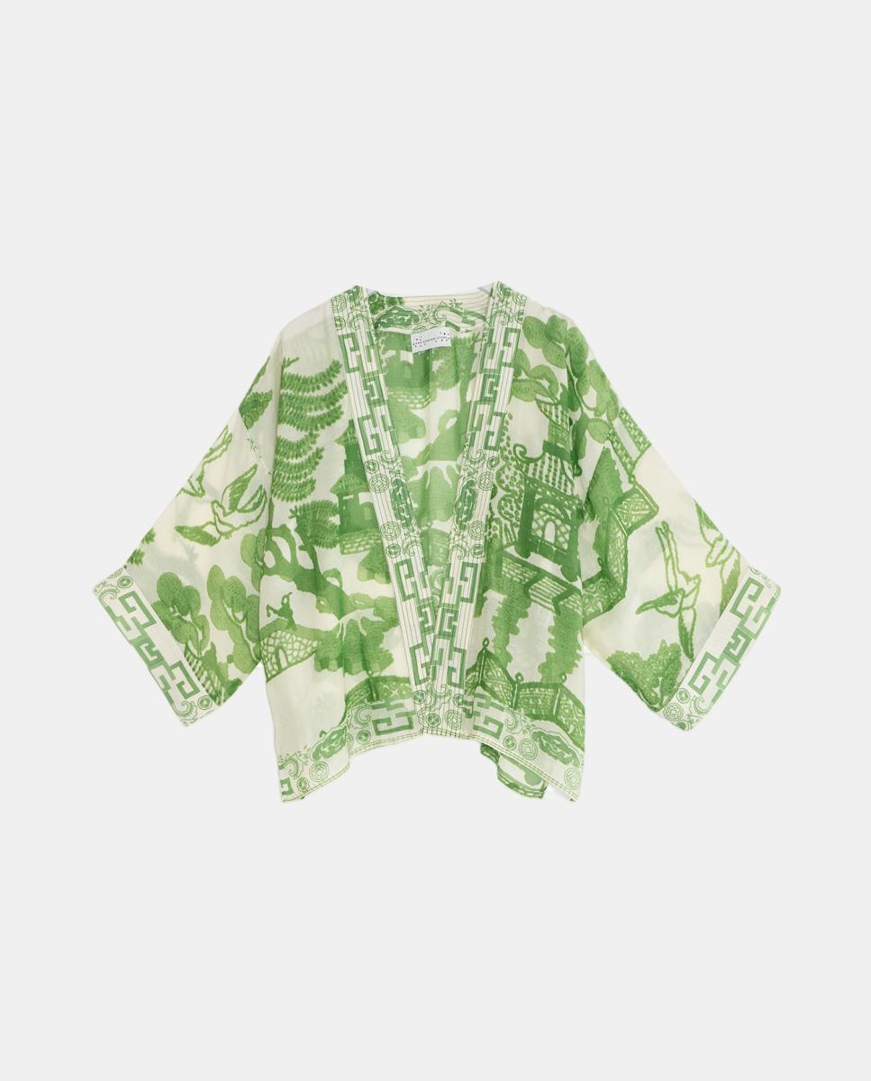 Kimono Curto Verde-5