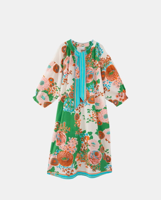 Imagen 0 de Vestido con lazo Verde