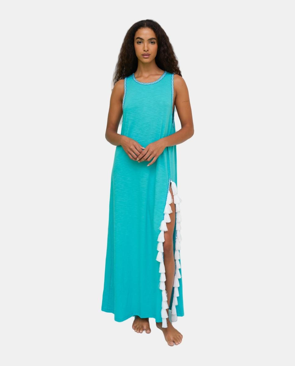 Imagem 0 de Vestido Tassel Slit Monocromático