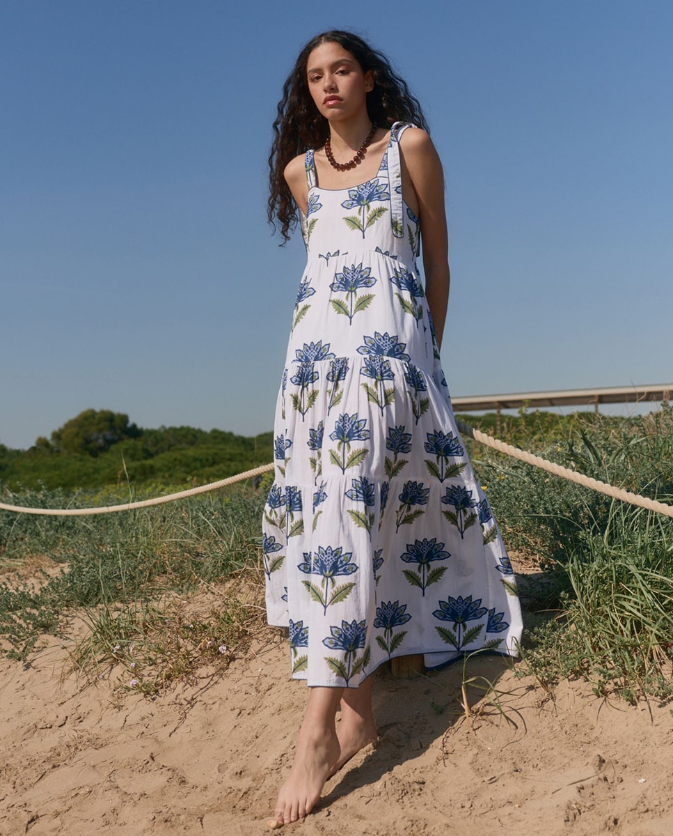 Imagem 0 de Vestido Lara Azure Flora