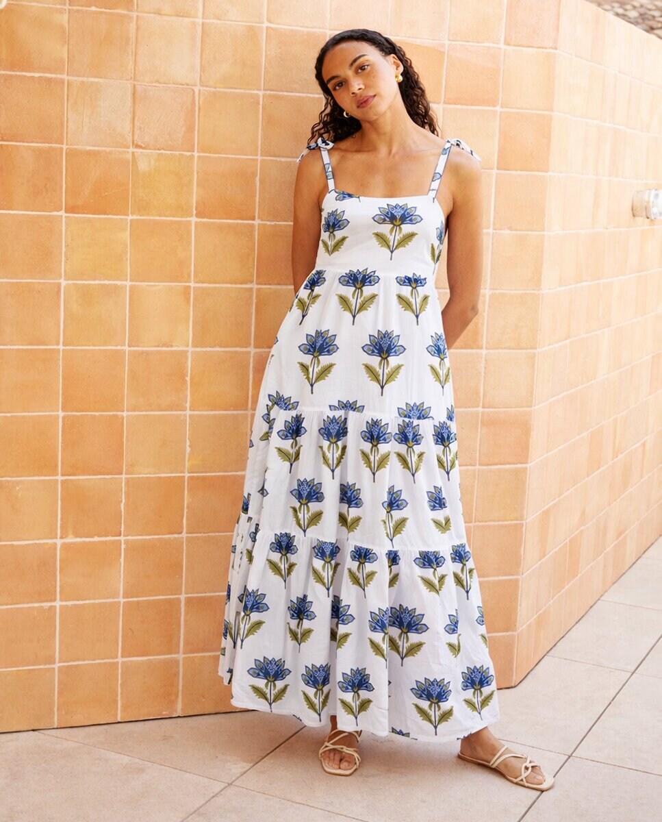 Imagen 0 de Vestido Lara Azure Flora Azul
