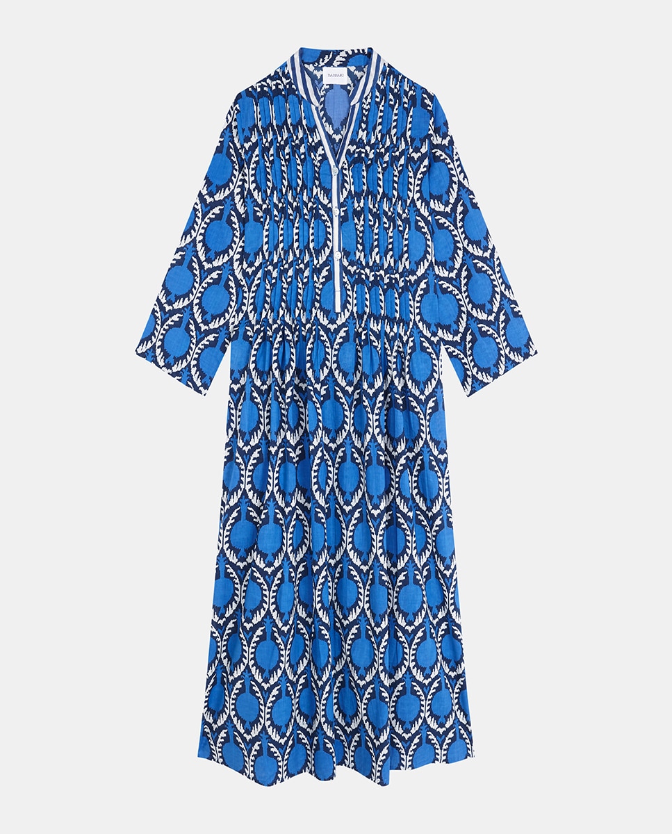 Vestido com Pregas Anaran - Azul Azul-2